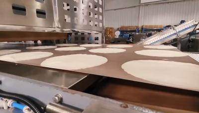 China 304 roestvrij staal tortilla productie lijn hoge snelheid 16-18 keer/min Te koop