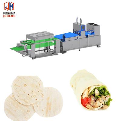 China 1500pcs/H Compact Tortilla Machine Roti Chapati Tortillas Making Flatbread Production Line for sale