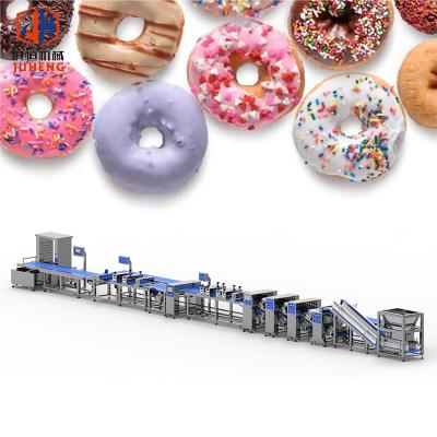 China Linha de produção de donuts de alta capacidade Linha de moldagem de donuts semiautomática para fábrica de alimentos à venda