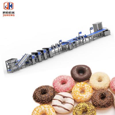 China Equipamento de processamento de donuts personalizado Linha de formação de donuts semiautomática para fábrica de alimentos à venda