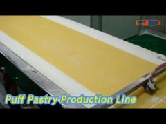 Automatic Dough Puff Pastry Production Line 29KW With Antibacterial Belt