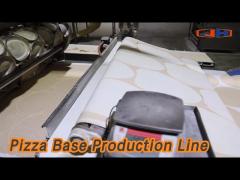 Frozen Pizza Base Production Line 5000pcs/H Rotary Cutting Automatic