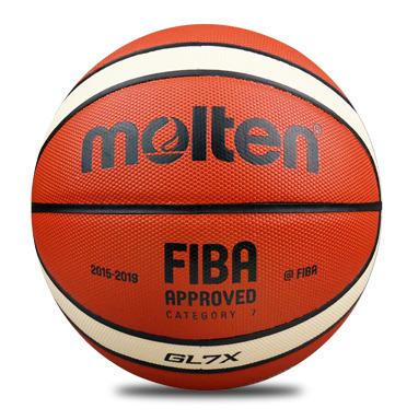 China Cheap Price Molten Basketball Playing Basketball GL7X Standard Size and Official Match Weight PU Leather for sale