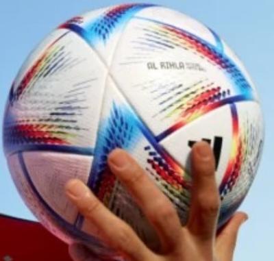 China Soft Touch Wholesale Qatar Soccer Ball 2022 Thermal Bonded World Cup Soccer PVC/PU Laminated Matchball Soccer Ball for sale