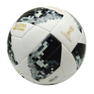 China 2022 Soft Touch Wholesale World Cup Soccer Ball Qatar World Cup Thermal Glued Football 2018 for sale