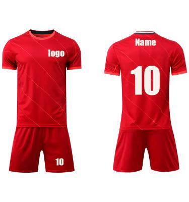 China Cheap football shirts sets 2122 china jersey code youth full length soccer jerseys uniform for sale