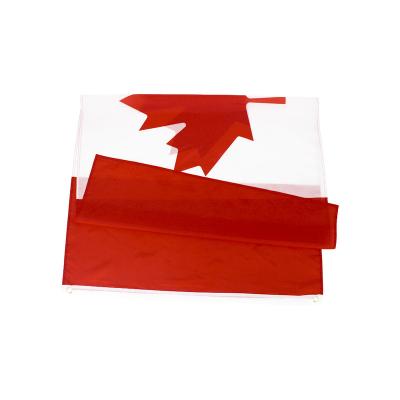 China Sports and Games Wholesale 2022 Qatar World Cup Running 3x5ft Polyester 100% Maple Leaf Printed Canada Canadian Flag for sale