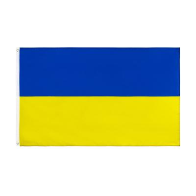 China Sports and Flag 2022, Fast Delivery Ukrainian Flags, Factory Price 3x5 ft Ukrain National Games Qatar World Cup Ukraine Flags for sale