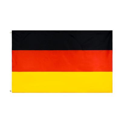 China Sports and Games Wholesale Large 2022 Qatar World Cup Screen or Cheap Sublimation Germany Soccer Flying Flag With Logo for sale