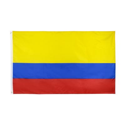 China Sports And Games Wholesale Qatar World Cup 2022 Customized Stock 100% Polyester 3x5ft Colombia Flag Colombia for sale