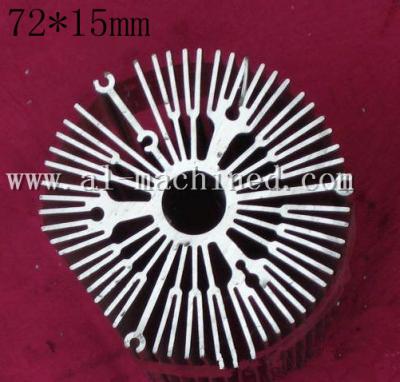 China Item 117,customized round extruded aluminum profile heatsink in china, cooler for led lights,round heatsink in china for sale