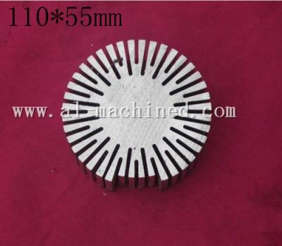 China Item 142customized round extruded aluminum profile heatsink in china, cooler for led lights,round heatsink in china for sale