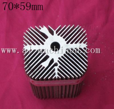 China Item 130,customized round extruded aluminum profile heatsink in china, cooler for led lights,round heatsink in china for sale