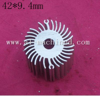 China Item 174.Machined LED Cooling in china, AL6063 Extruded Profiles LED Light Radiator,hot item round heatsinks in china for sale