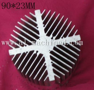 China Item-110,made order of  Round LED Heatsink,Radiator ni china,Cooler Aluminum 6063 Extrusion Profiles for led  light for sale