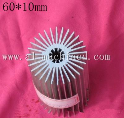 China Item-104,black Round LED Heatsink,Radiator ni china,Cooler Aluminum 6063 Extrusion Profiles for led  light for sale