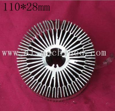 China Item-108,black Round LED Heatsink,Radiator ni china,Cooler Aluminum 6063 Extrusion Profiles for led  light for sale