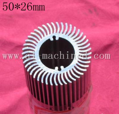 China Item-19,50mm AL6063 Extruded Profiles LED Cooler in china,sunflower heatsink for sale