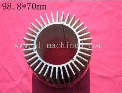 China Item-16,100mm round led heatsink aluminum extrusion profile in china,heatsink for led light for sale