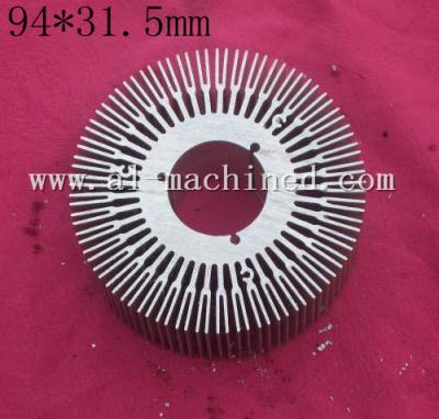 China Item 192.Machined LED Cooling in china, AL6063 Extruded Profiles LED Light Radiator,hot item round heatsinks in china for sale