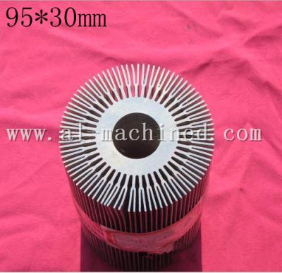 China H-90, Extruded Profiles LED Street Light Radiator, round shape Heatsink for led light , Cooler in china for sale