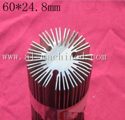 China H-87, Extruded Profiles LED Street Light Radiator, round shape Heatsink for led light , Cooler in china for sale