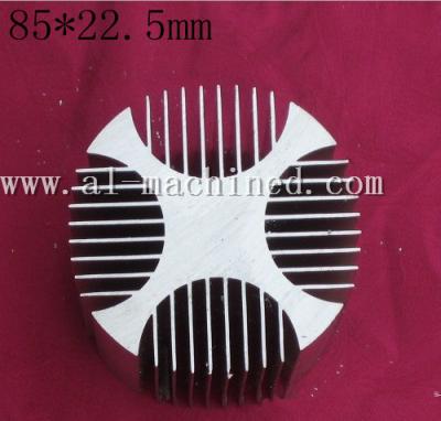 China Item 154.Machined LED Cooling in china, AL6063 Extruded Profiles LED Light Radiator,hot item round heatsinks in china for sale