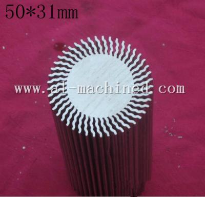 China Item 165.Machined LED Cooling in china, AL6063 Extruded Profiles LED Light Radiator,hot item round heatsinks in china for sale