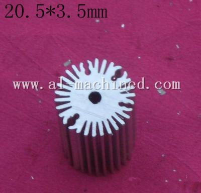 China Item 181.Machined LED Cooling in china, AL6063 Extruded Profiles LED Light Radiator,hot item round heatsinks in china for sale