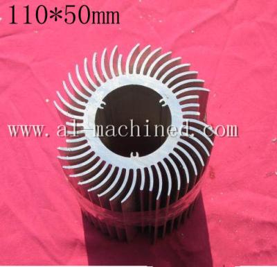 China H-60,AL6063-T5 Extrusion LED Cooler in china,extrusion heat sink,round heatsink.Anodized Heat Sink In Round Shape for sale