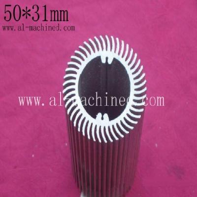 China Item 175.Machined LED Cooling in china, AL6063 Extruded Profiles LED Light Radiator,hot it for sale