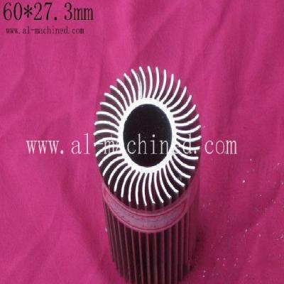 China Item 133,Machined LED Cooling in china, AL6063 Extruded Profiles LED Light Radiator,hot it for sale