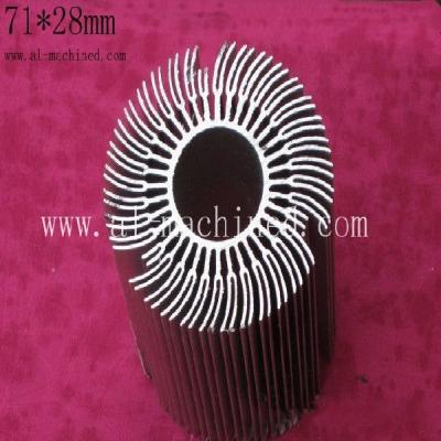 China Item 574,Machined LED Cooling in china, AL6063 Extruded Profiles LED Light Radiator,hot it for sale