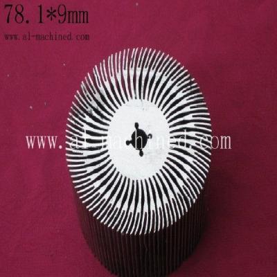 China Item 754,Machined LED Cooling in china, AL6063 Extruded Profiles LED Light Radiator,hot it for sale