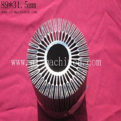 China Item 85,Machined LED Cooling in china, AL6063 Extruded Profiles LED Light Radiator,hot it for sale