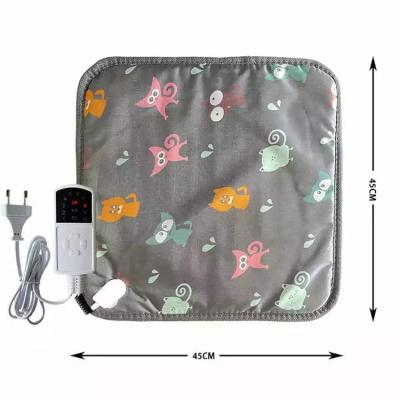 China Hotel Dog Pet Warmer Electric Blanket Cat Puppy Plush Fabrics Waterproof Adjustable Heating Pad with Thermostat for sale