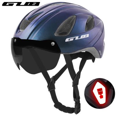 China The Other GUB Ultralight Ultralight Cycling Safety Helmet Motorcycle Taillight Lens Visor Mountain Road Bike Outdoor Helmet for sale