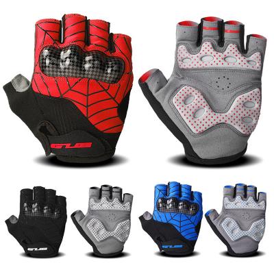 China Gloves Half Finger Washable Recycling Non-slip Motorcycle Racing Gloves Summer Unisex Bicycle Riding Mittens for sale