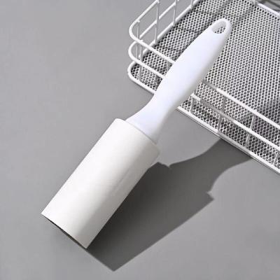 China Hot Selling Portable Easy Handle Dirt Dust Clothes Floor Clothes Cleaner Fiber Roller With Handle for sale