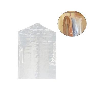 China High Quality Clear Eco Friendly Foldable Wardrobe Travel Dust Plastic Bag For Clothing for sale