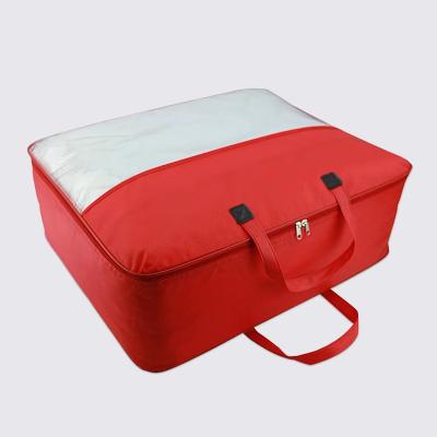 China Sustainable OEM Factory Thickened Durable Nonwoven Foldable Clothes Storage Bags for sale