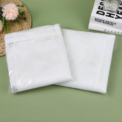 China Reusable Eco-Friendly Nylon Custom Made CLASSIQUE Mesh Cloth Drawstring Laundry Bag for sale