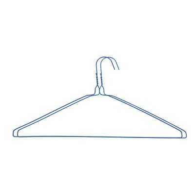 China Clothes Drying Light Weightr Solid Wire Dry Cleaning Shop Hanging Hot Selling Disposable Hanger for sale