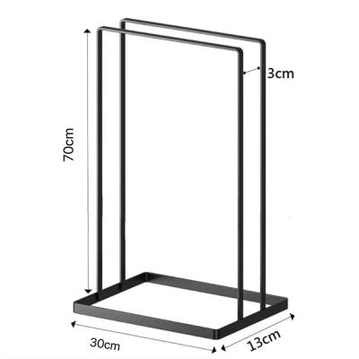 China Durable High Quality Detachable Movable Stainless Steel Metal Garment Rack For Household for sale