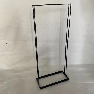 China Viable Customizable Adjustable Floor Standing Metal Display Rack For Clothing Store for sale