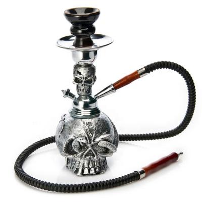 China High Quality Smooking Shisha Accessories Smoking Metal With Resin Skull Head Shisha China Hookah Wholesale for sale