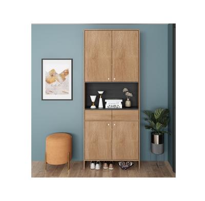 China Multifunctional Hot Sale Durable Quality Design Wooden Board Storage Shoe Cabinet With Compartment for sale