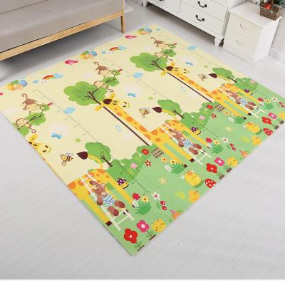 China Washable High Quality Baby Floor Mat PVC Household Non-Toxic Folding Baby Ifoaming Anti-Slip Play Mat for sale