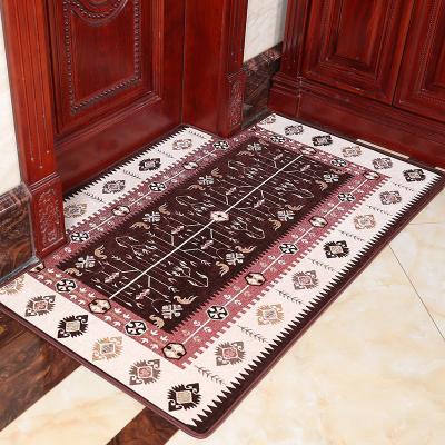 China Wholesale Custom Washable Door Mat Floor Mat Home Absorbent Printed Door Mat Anti-Slip Mat for sale