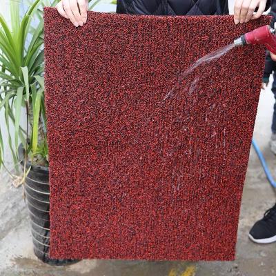 China Non-slip Wholesale Custom Size Door Mat Floor Mat PVC Coil Outdoor Non-Slip Door Mat for sale